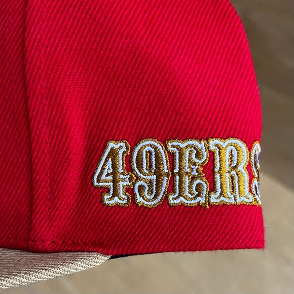 MITCHELL & NESS SAN FRANCISCO 49ER’S FAITHFUL TO BAY TEAM ORIGINS SNAPBACK HAT - Picture 4 of 5